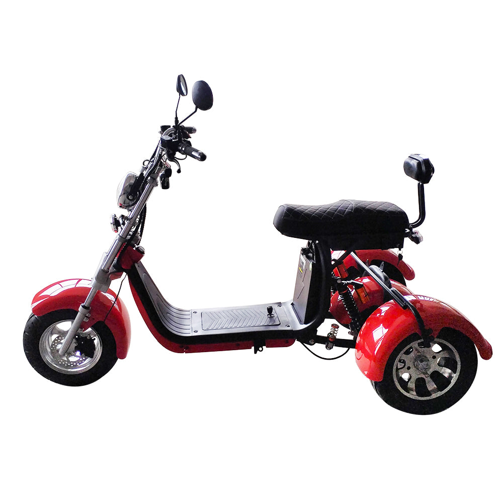 AKEZ HALLEY 2500W SMD-303 3 Wheels Electric Scooter Big Wheel Motorcyc ...