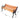 [5% OFF PRE-SALE] MASON TAYLOR Garden Bench Iron Legs Outdoor Chair - Black Orange (Dispatch in 8 weeks) megalivingmatters